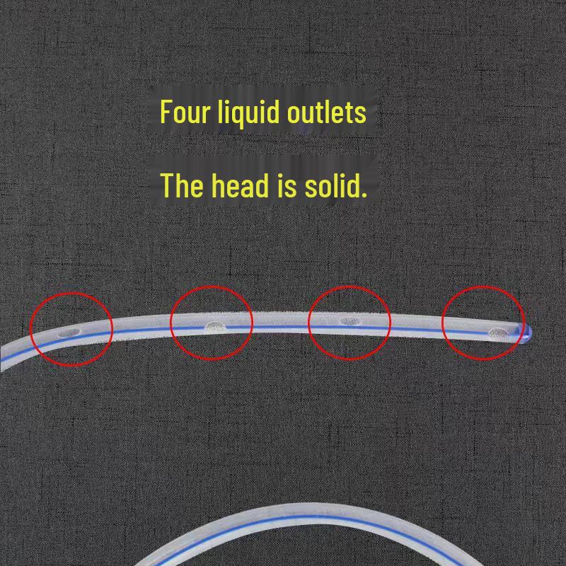Sterile Silicone Nasogastric Feeding Tube for Elderly and Comatose Patients, Long-Term Use Without Guidewire