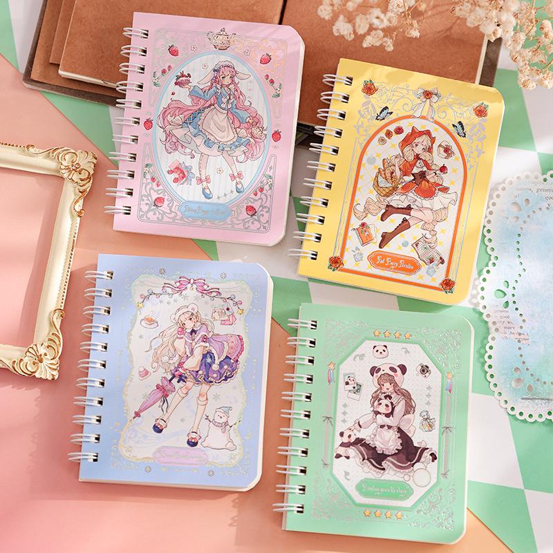 Mu Ran A7 Cartoon Mini Pocket Notebook - Cute Portable Student Diary Gift