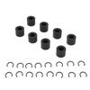 8pcs Replacement Spare Rubber Rollers for Maker for Maker 3 Prevents Slipping Mat Guide Spare Rubber Wheel with 16
