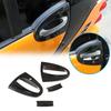 For Mercedes-Benz Smart 451 Fortwo 2009-2015 ABS Car Door Bowl Decorative Protective Cover Trim Car Styling