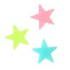 3D Fluorescent Star Stickers for Children's Bedroom Ceiling - Colorful, Self-Adhesive, Girly Starry Sky Decor