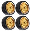 4Pcs 63mm RC Car Metal Hub Drift Tire Replacement Parts Accessory Fit for WPL D12 RC Truck