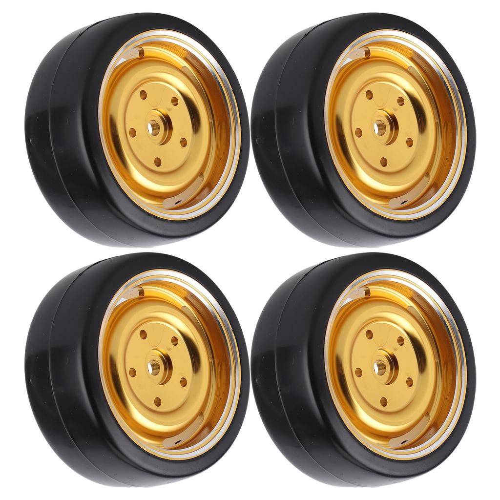 4Pcs 63mm RC Car Metal Hub Drift Tire Replacement Parts Accessory Fit for WPL D12 RC Truck
