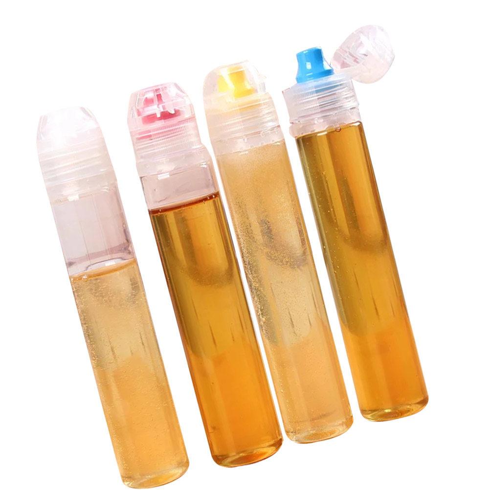 4Pcs Portable Makeup Storage Jars Plastic Clear Containers Screw Lids Cream Lotion Pots Food Craft DIY Storage Favor Jars