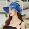 Summer fashion versatile organza sunshade sunscreen hat children outdoor travel leisure sun hat show washbasin hat