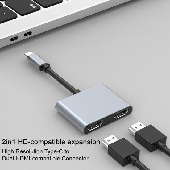 

Док-станция USB C Высокопроизводительная синхронизация экрана из алюминиевого сплава