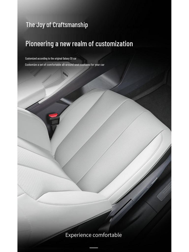 2024 Semi-Enclosed Universal Car Seat Cover for All-Season Comfort, Compatible with Galaxy E8.