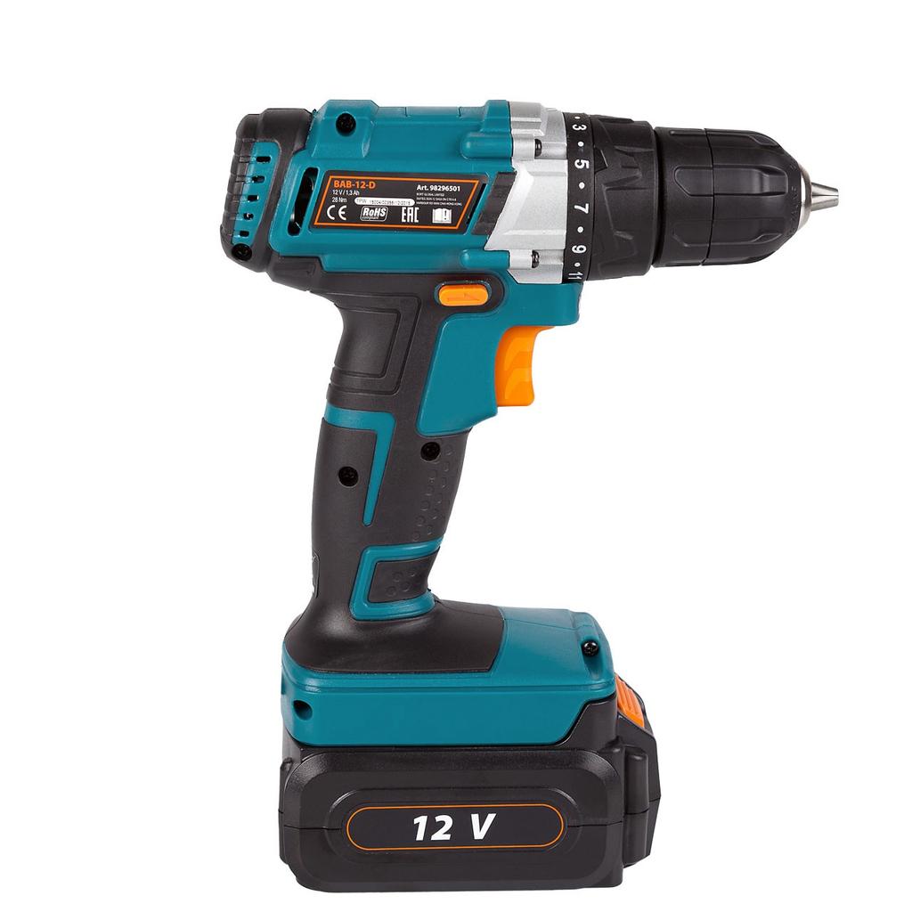cordless drill driver bort bab 12 d
