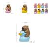 Capybara Ente Plüsch Pvc Kreative Schreibtischdekoration Für Heim- Büro-Dekor