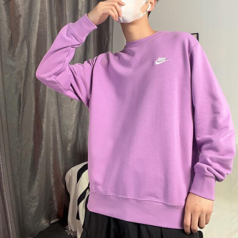 New Nike Sweatshirts Men Purple BV2667-591
