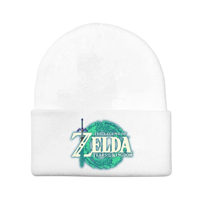 Of Legend Zelda Printed Knit Hat With Ear Protection For Game Enthusiasts