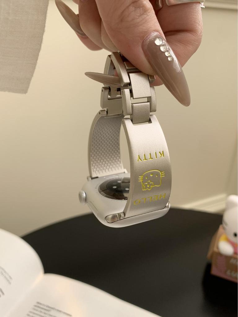 Kompatibles Katzenarmband für Apple Watch Serie S11/10/9/8/7/6/5/SE - 20mm Band