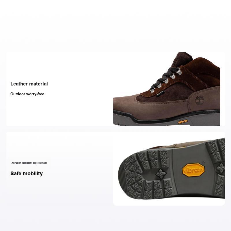 Timberland Men's Dark/Brown Field Boots Durable Slip Resistant Gore-Tex Comfortable Ankle Outdoor Boots Boots - Tb0a2nrww071 Cm