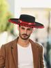 Mexican Sombrero Halloween Zoro fuzz ball Mexican sexy wide brimmed hat masquerade Mexican hat festival photography props
