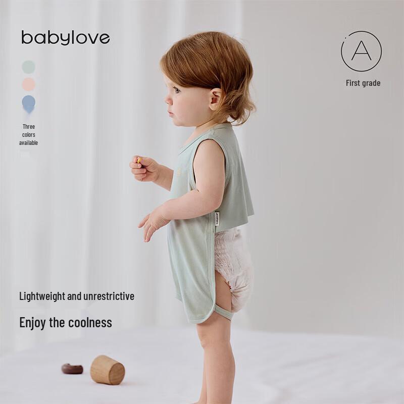 Babylove Modal Summer Anti-Cold Belly Romper 80