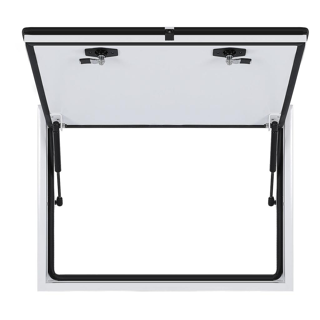 RV Storage Compartment Door RV Storage Door Aluminum Alloy Frame Support Rods Anti Rust Heavy Duty Waterproof for Motorhome