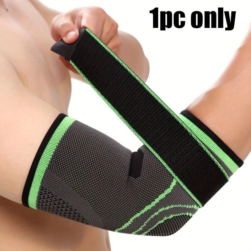 Durable And Safe 1Pc Elbow Brace For Tennis Elbow Compression Sleeve Tennis Elbow Brace For Women And Menadjustable Strap (S/M/L) M