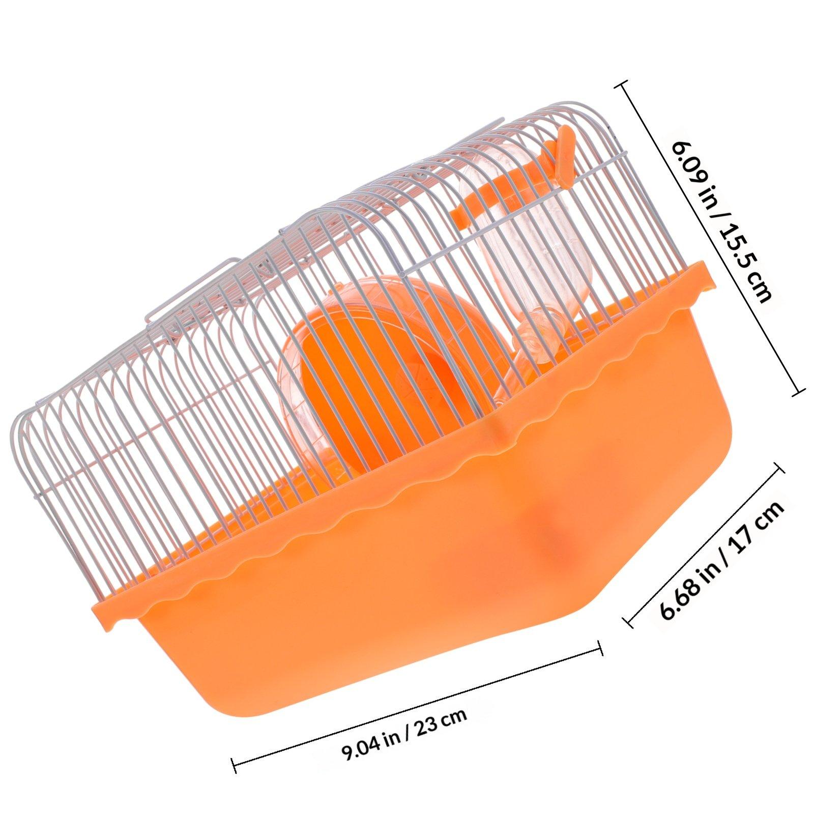 Pink Hamster Cage Large Space Multifunction Pet Cage for Small Pets Hamster Home Sleep Play Non-Toxic Material розовый