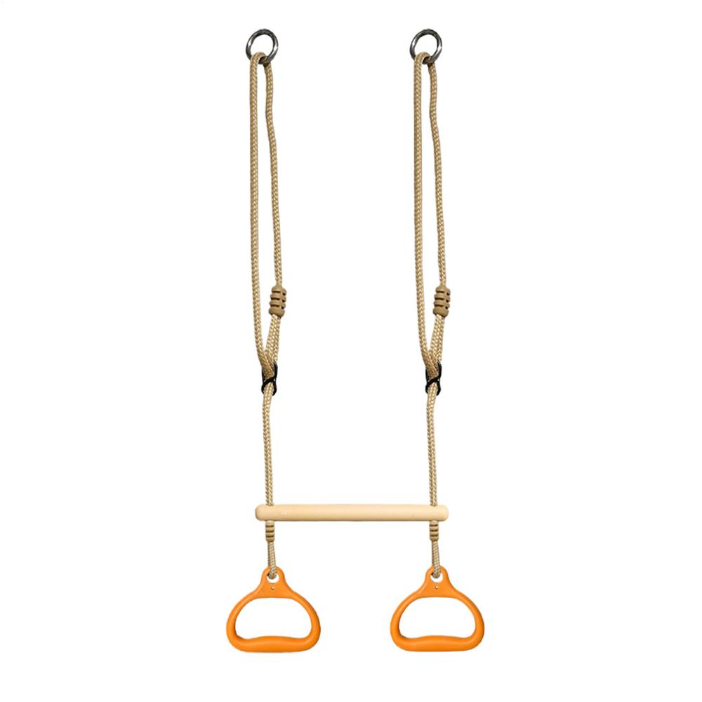 Kids Monkey Bars Swing Rings Playground Equipment Ergonomic Sensory Rings Game for Children Kids Adults Indoor Playtime Backyard