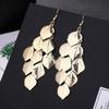 European and American Earrings, Fashionable Styles, Fashionable Metallic Exaggerated Tassels, Elegant Long Trendy Element Earrings and Pendants