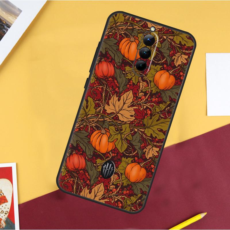 

Autumn Leaves Fall Fox Pumpkin Case For ZTE Nubia Red Magic 10S Pro Plus 8 9 10 Air 8S 9S 11 Pro Plus 6 7 6S 7S Pro Cover RedMagic 9S Pro Plus