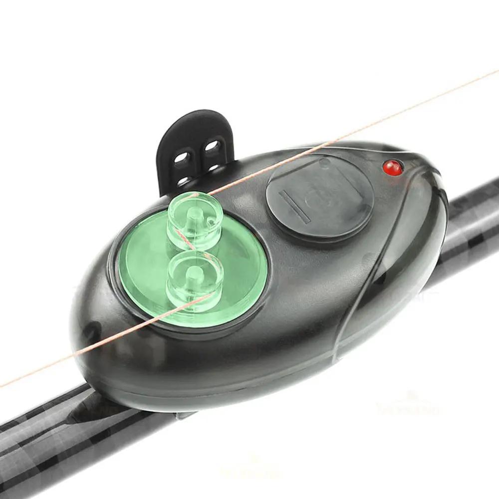 

Беспроводной рыболовный сигнализатор Светодиодный индикатор Электронный сигнализатор поклевки Ночной инструмент для ловли карпа Черный Звуковой сигнал чёрный