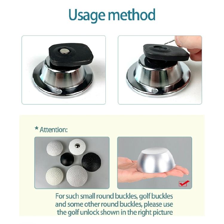 Detașator Securitate Magnetic Anti-Furt Instrument de Îndepărtare pentru Diverse Etichete de Securitate Design Compact Îndepărtare Ușoară prin Glisare