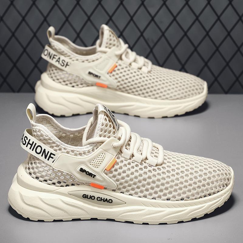 Mode CYYTL Schuhe für Herren Sommer Outdoor Mesh Sneaker Lässig Atmungsaktiv Laufschuhe Tennis Plateau Sport Wandern Luxus Designer Slipper