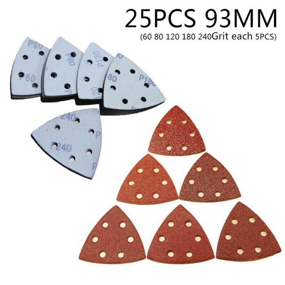 Sanding Paper 6 Hole 60# 80# 120# 180# 240# Brand New