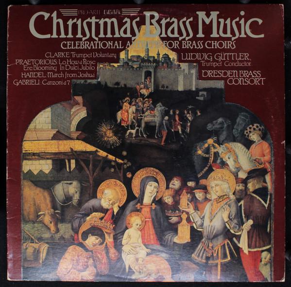 

LP Record DRESDEN BRASS CONSORT Christmas Nbrass Music PAD122 PROARTE DIGITA 1983 US Classical Used