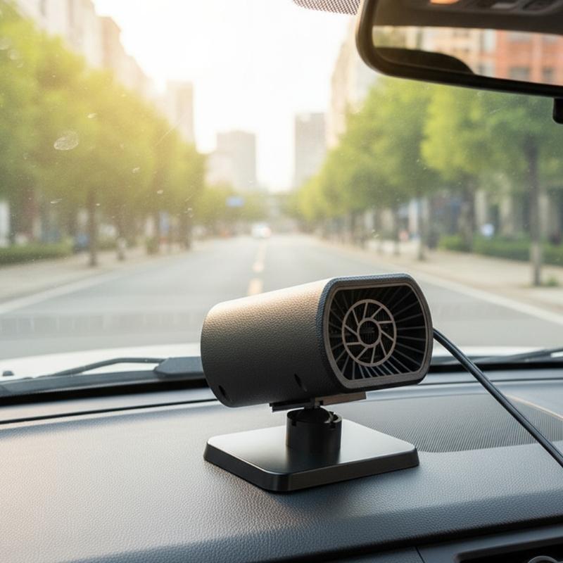 Fast Acting Car Defroster Heater 12V 24V Suitable Windshield Demisting Device For Winter Driving Comfort