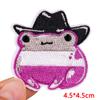 Cartoon Animal Emnroidery Sew Patch Cat Frog Embroidered Patch Iron On Patches For Clothing Hats Backpack Jeans Sew Bagdes DIY