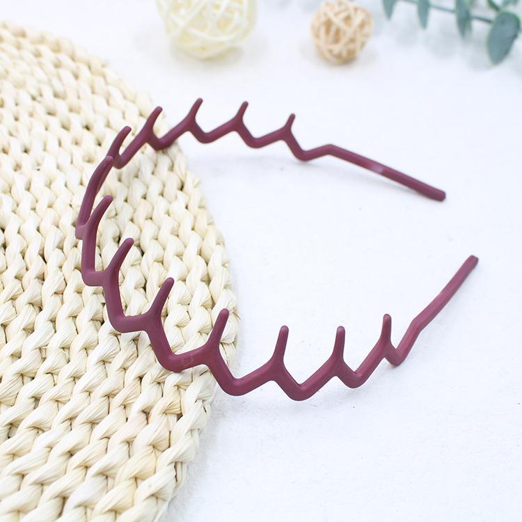 Women's Geometric Frosted Headband - Wide, Simple, Candy-Colored Hair Accessory