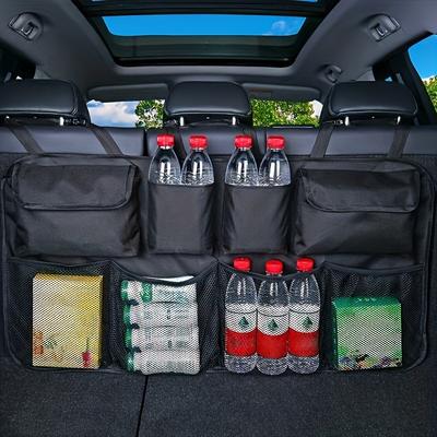 1pc Car Trunk Organizer, Car Seat Back Hanging Storage Bag With 8 Large Storage Bags, Extra Large Capacity, Waterproof Trunk Organizer For SUV, Car