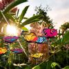 15Pcs/Lot Artificial Simulation Butterfly Stakes Garden Outdoor Decorations