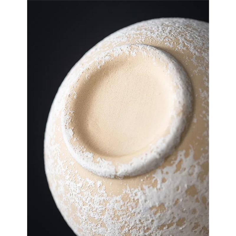 Wazon z gliny ceramicznej w stylu vintage, ręcznie robiony, nostalgiczny dekor do salonu, szafki TV, stolika do herbaty, aranżacja kwiatowa, element dekoracyjny