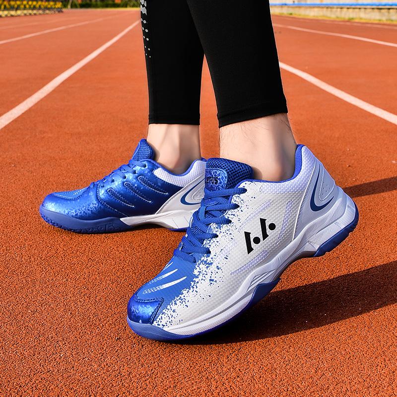 LEFUS Młodzieżowe dorosłe wysokiej jakości amortyzacja antypoślizgowe i odporne na zużycie sportowe buty do badmintona buty treningowe