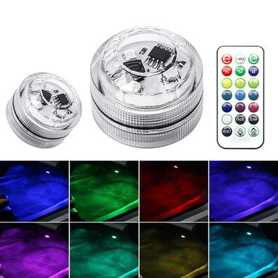 LED Remote Control Car Interior Atmosphere Backlight Ambient Mood Foot Light Decorative Lamp Auto Accessories