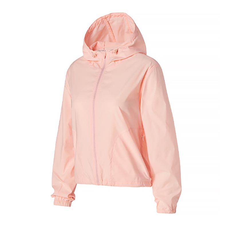 

Женская легкая куртка-худи UPF50+ - Дышащая, с длинным рукавом, защита от солнца Medium розовый