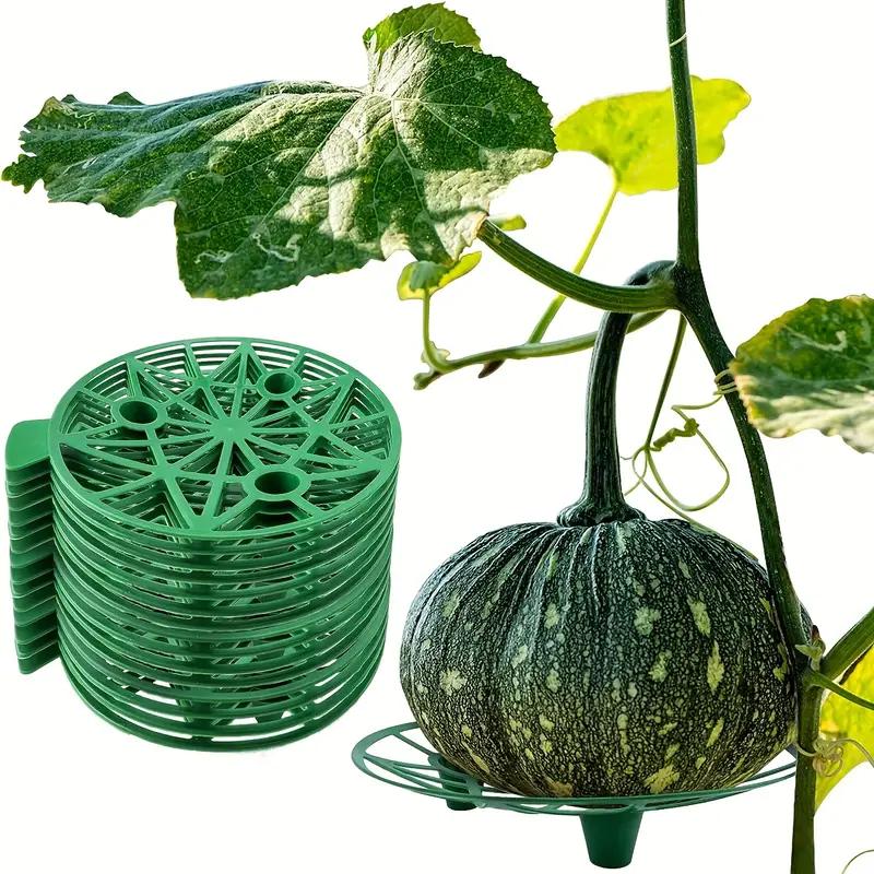 Gartenarbeit Melonen- und Obsttablett, Haushalts-Wassermelonen-Tablett, Gartenobst-Fäulnisschutzhalterung, Stabiles Kunststofftablett, Wassermelone Sie