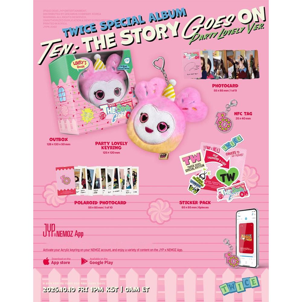 [Pre-order] TWICE - TEN: The Story Goes On (Party lovely Ver.)
