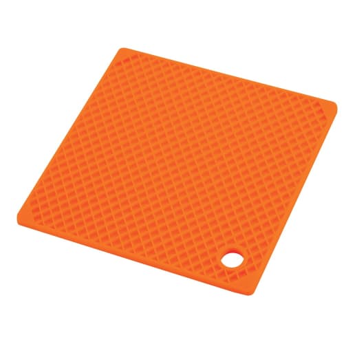 

Pearl Metal Chef Support Silicone Trivet, Square, Orange, H-8854