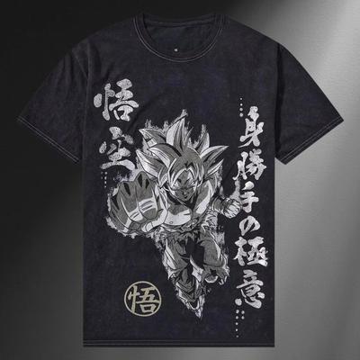 Dragon Ball Anime T-Shirt, Songoku Ultra Instinct, Manga Japanisch Los