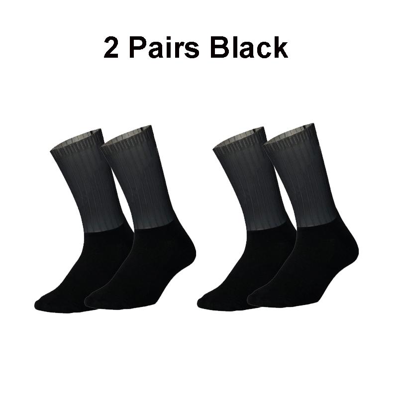 Cycling Socks Aero Anti Slip Silicone Sports Bike Socks Men Breathable Mesh Running Racing Bicycle Socks MTB Calcetines Ciclismo