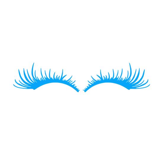 2Pcs Car Eyelashes Stickers Funny Car Headlight Sticker Waterproof Fake Eyelash Decals Tailgate Fridge Wall Window Vehicle Decoration Gifts for Men