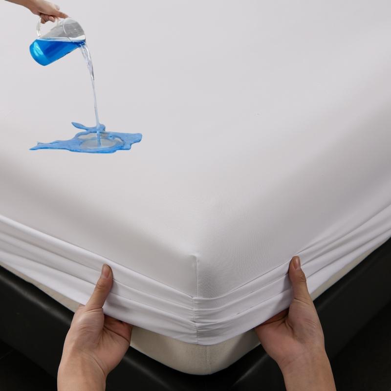 Nepromokavý chránič matrace Pevné Elastické Napínací Prostěradlo Prostěradlo Pro Jednolůžko Pár Dvojlůžko King Queen Twin Velikost