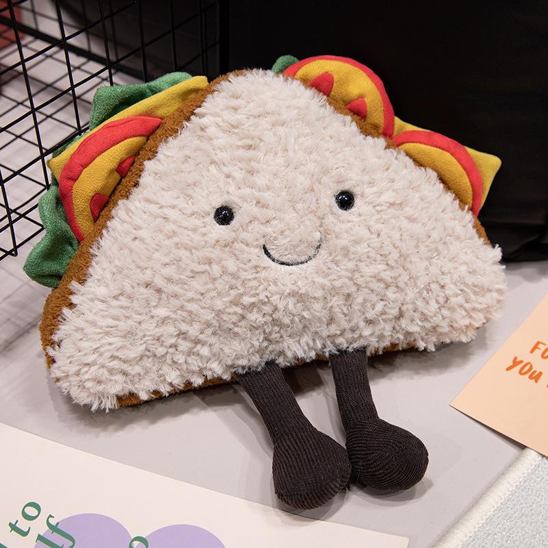 

Гамбургер Сэндвич Муссовый торт Кукла Милая плюшевая кукла Игрушка 13cm