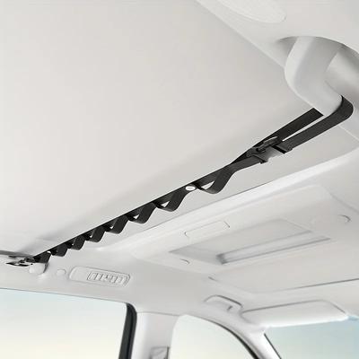 Tendedero de Coche, Estante Colgante Multifuncional para Coche para Asientos Traseros, Ganchos de Almacenamiento y Fijación, Accesorios Interiores de Coche, Organizador de Coche