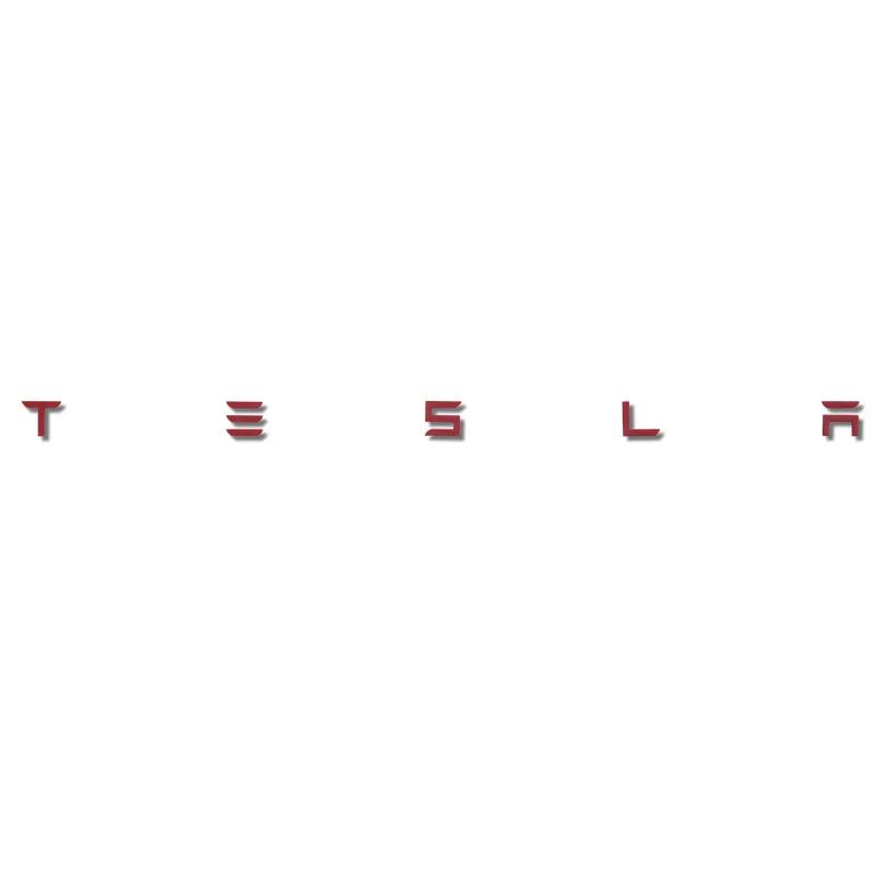 

for Tesla backend labels MODEL/3/S/X car labels, rear letter labels, and electroplated car labels with blackened logos червоний