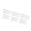 3 Set LCD Screen Protector for 3DS Tempered Glass Top Screen Protector and HD Clear PET Film Bottom Screen Protective